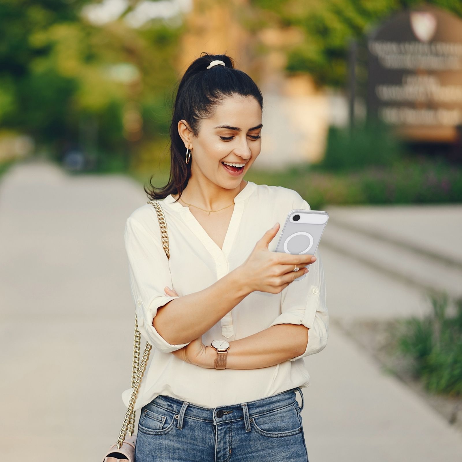 HYPHEN DURO TPU Back Cover & Tempered Glass Combo for Apple iPhone 17 Air (Magsafe Charging Compatible, Clear)_8