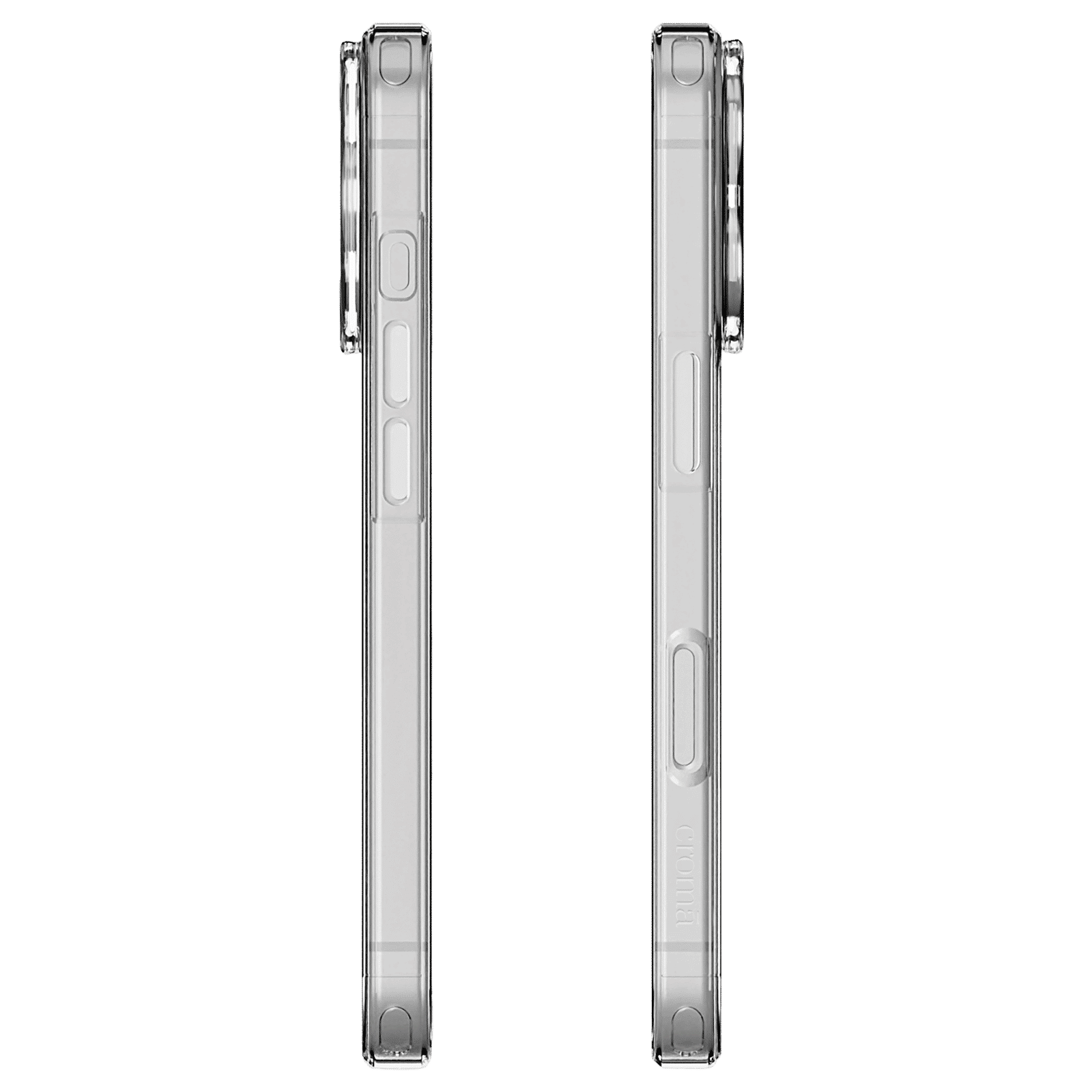 Croma Frost Tempered Glass & TPU Back Cover Combo for Apple iPhone 17 Pro Max (Magsafe Charging Compatible, Clear Ice)_3