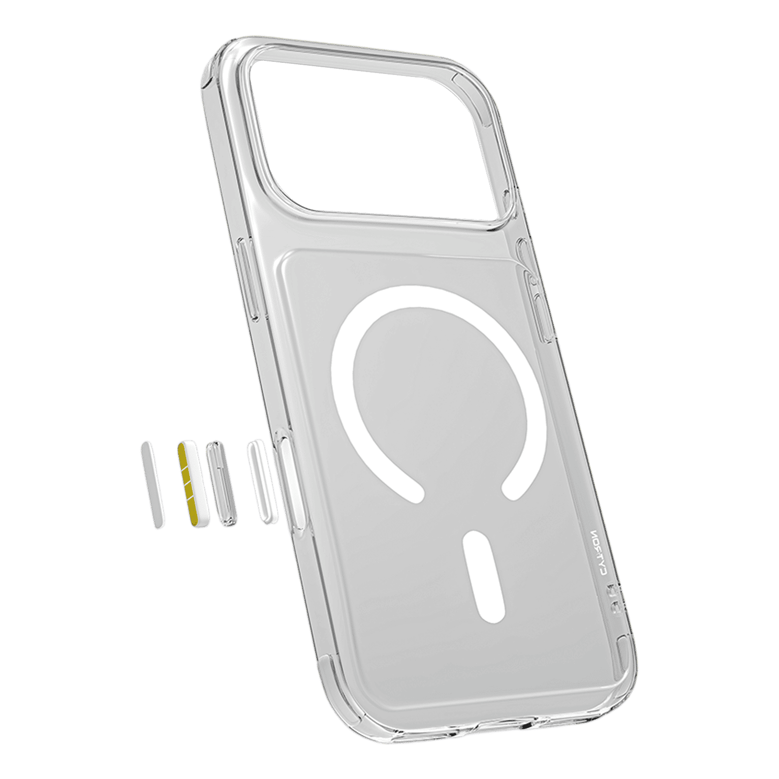 CYTRON AURA-X Back Cover for Apple iPhone 17 Pro Max (MagSafe Compatible, Clear)_1