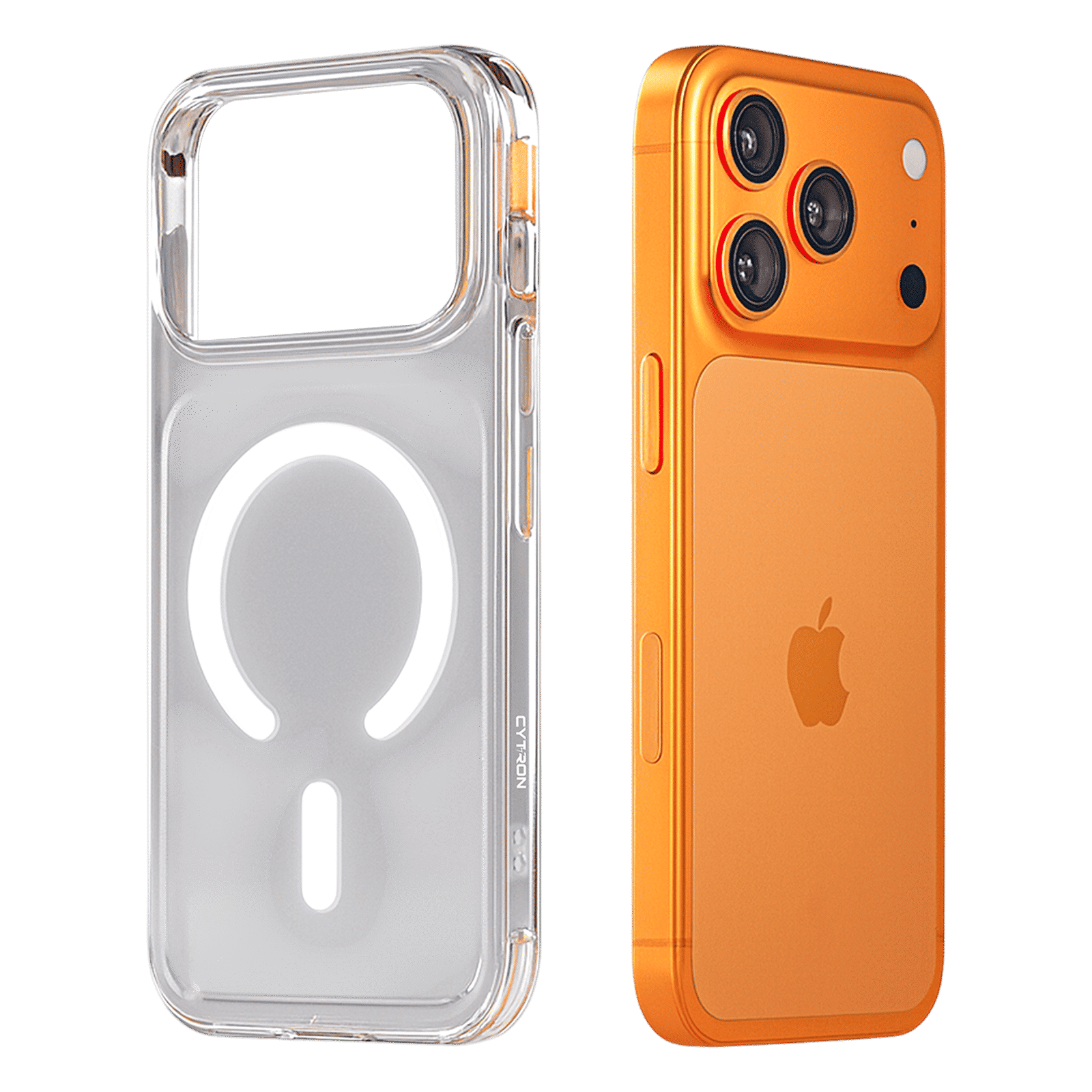 CYTRON AURA-X Back Cover for Apple iPhone 17 Pro (MagSafe Compatible, Clear)_2