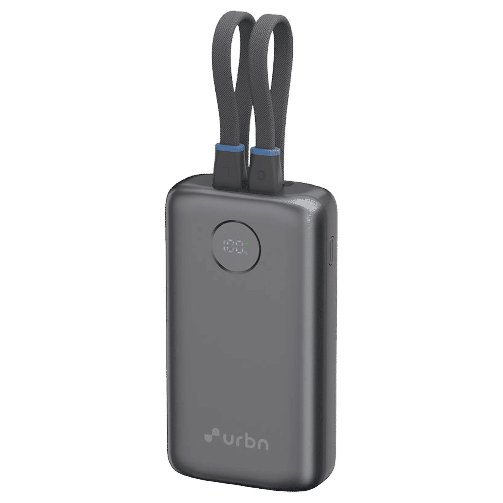 urbn Nano Pod 10000 mAh 35W Fast Charging Power Bank (2 Type C Port, 1 Type A & 1 Lightning Port, 12 Layer Circuit Protection, Grey)_1