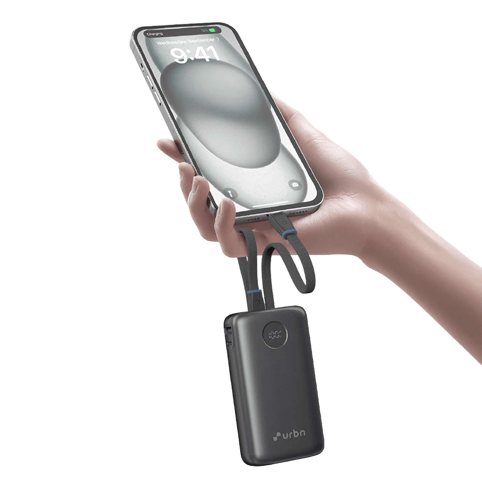 urbn Nano Pod 10000 mAh 35W Fast Charging Power Bank (2 Type C Port, 1 Type A & 1 Lightning Port, 12 Layer Circuit Protection, Grey)_4