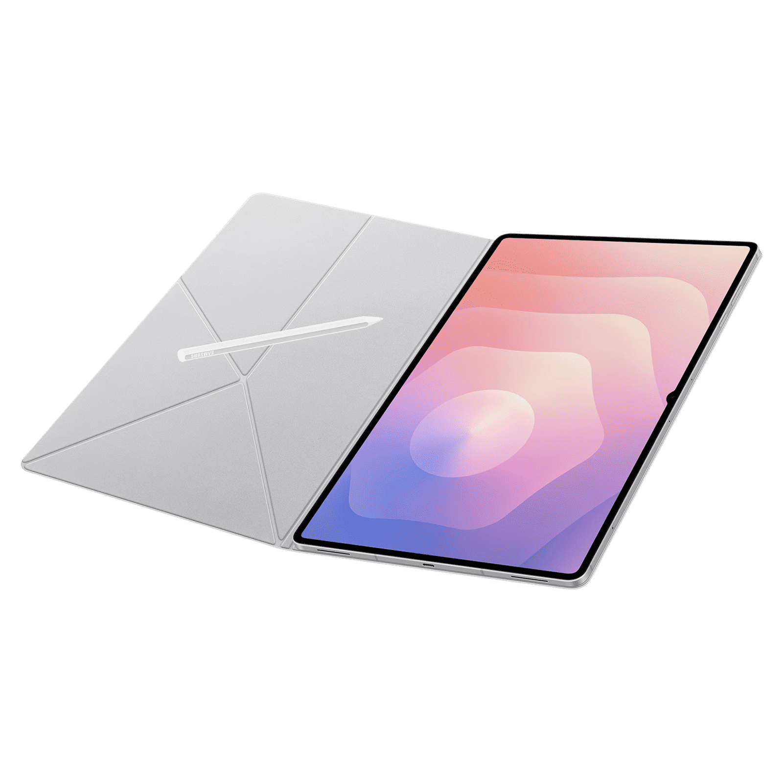 SAMSUNG Book Cover for SAMSUNG Galaxy Tab S11 Ultra (Portrait & Landscape Standing Mode, White)_5