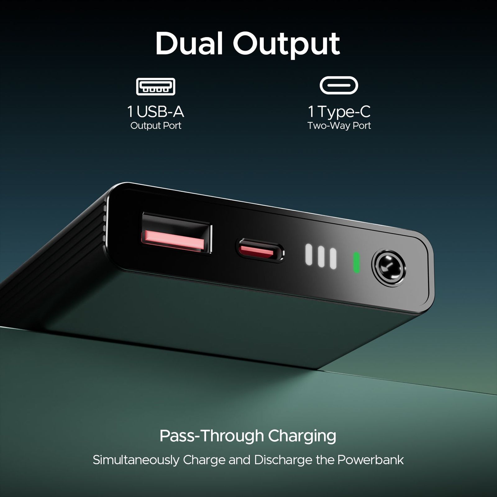 boAt EnergyShroom PB300 Pro 10000 mAh 22.5W Fast Charging Power Bank (1 Type A & 1 Type C Port, Aluminium Casing, 12-Layer Smart IC Protection, Carbon Black)_4