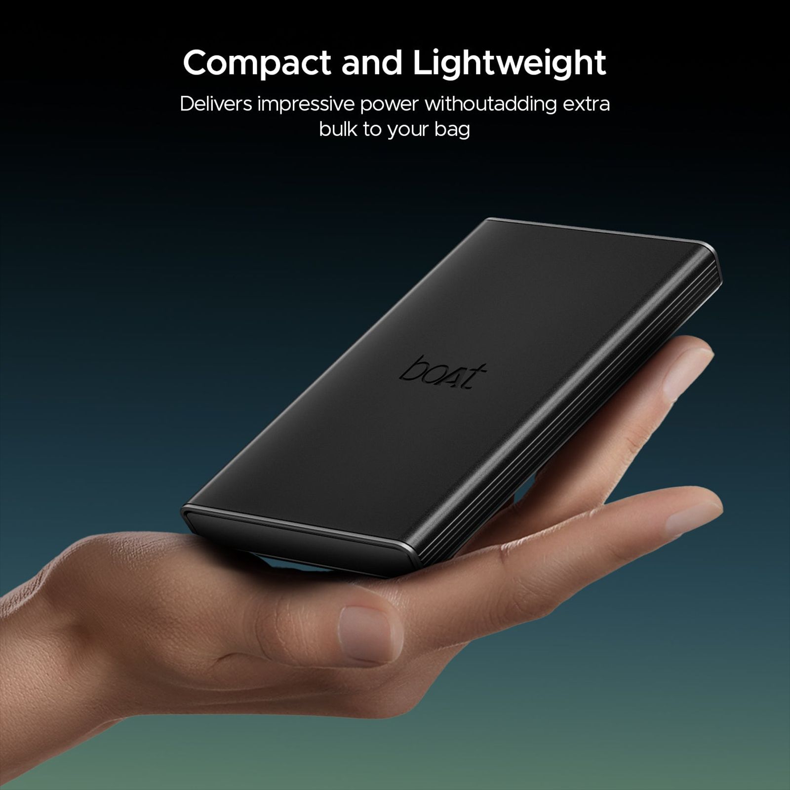 boAt EnergyShroom PB300 Pro 10000 mAh 22.5W Fast Charging Power Bank (1 Type A & 1 Type C Port, Aluminium Casing, 12-Layer Smart IC Protection, Carbon Black)_5