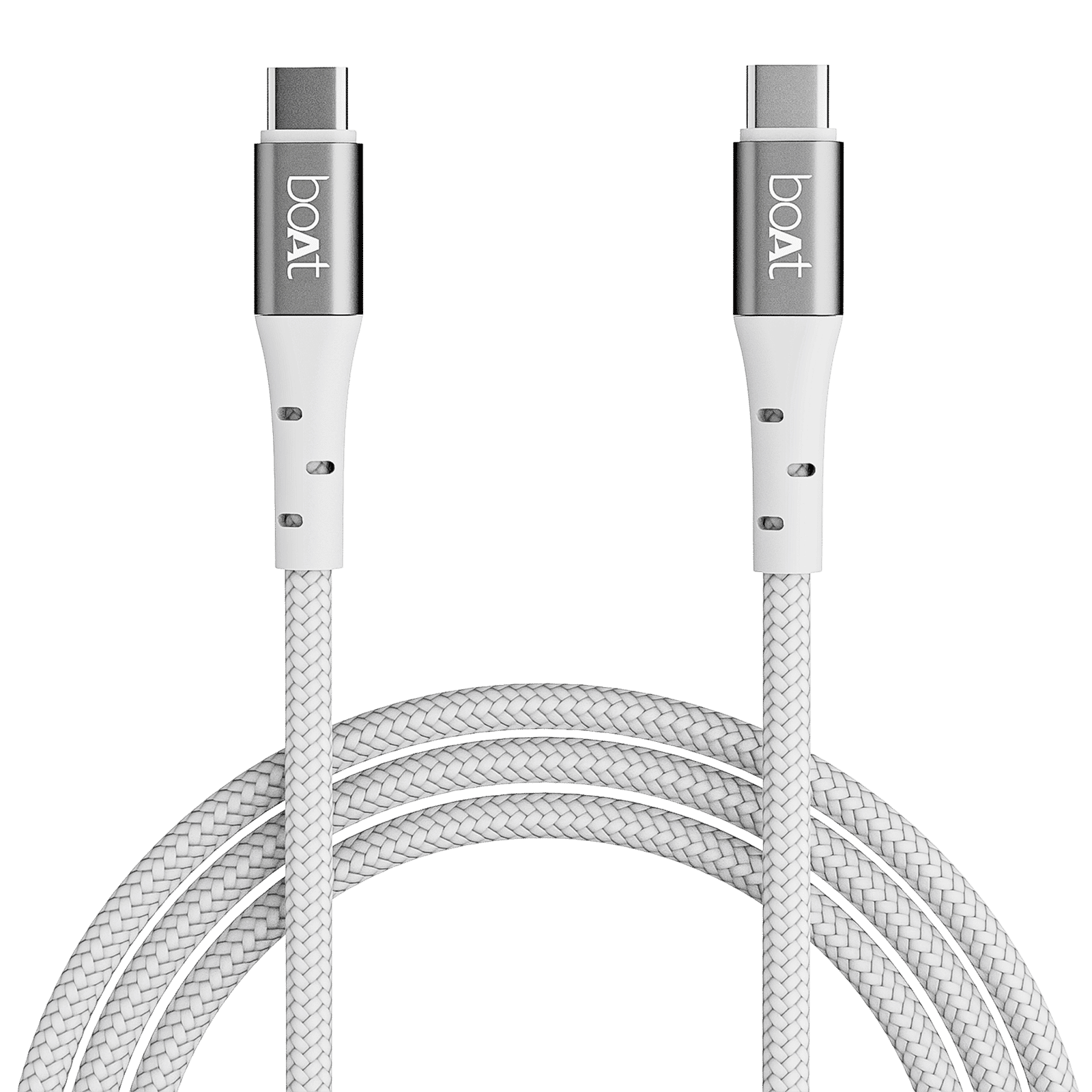 boAt C300 Type C to Type C 4.9 Feet(1.5M) Cable (480 Mbps Data Transfer, White)_1