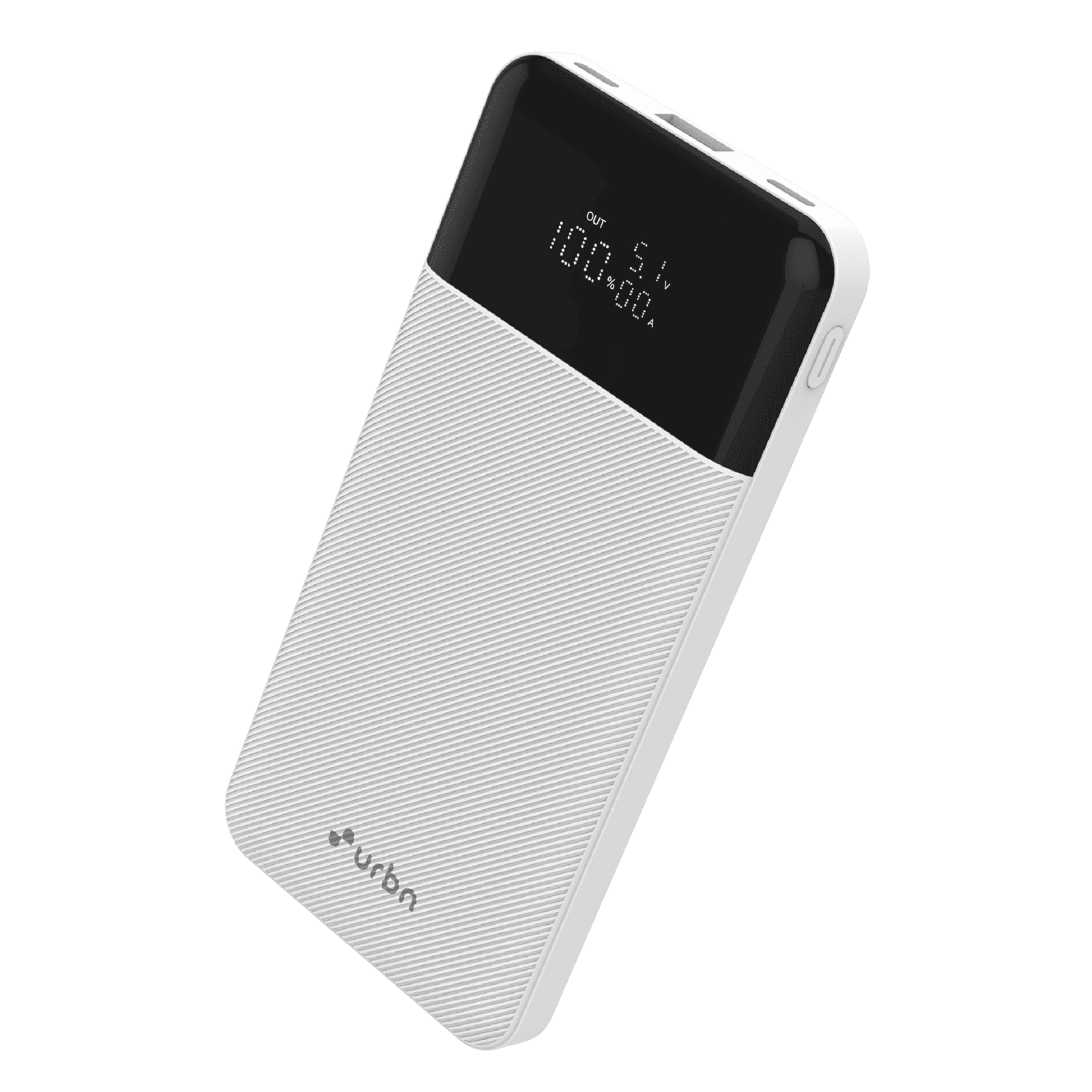 urbn Edge 10000 mAh 22.5W Fast Charging Power Bank (1 Type A & 2 Type C Port, 12 Layer Circuit Protection, White)_1