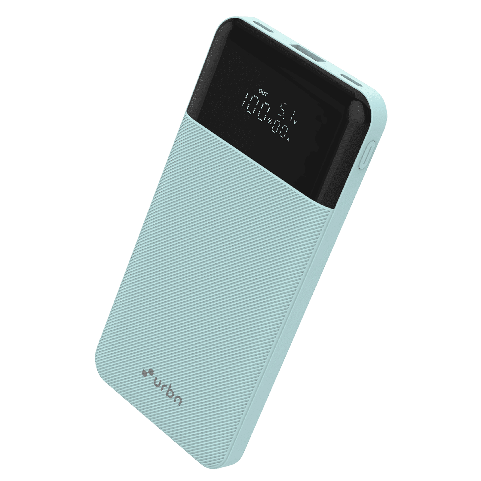urbn Edge 10000 mAh 22.5W Fast Charging Power Bank (1 Type A & 2 Type C Port, 12 Layer Circuit Protection, Teal)_1