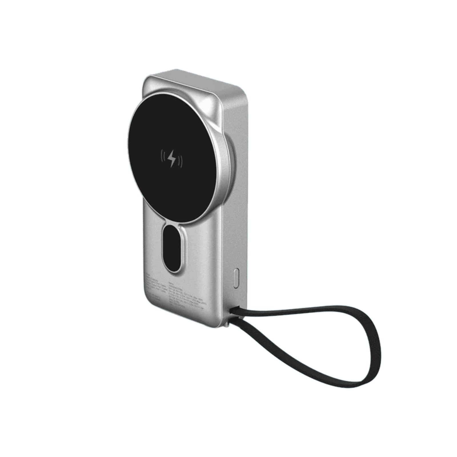 Stuffcool Nemo 10000 mAh 22.5W Fast Charging Power Bank (1 Type A Port, 1 Type C Port, Magsafe, Built-In Type-C Cable, Silver) Stuffcool Nemo 10000 mAh 22.5W Fast Charging Power Bank (1 Type A Port, 1 Type C Port, Magsafe, Built-In Type-C Cable, Silver)_1