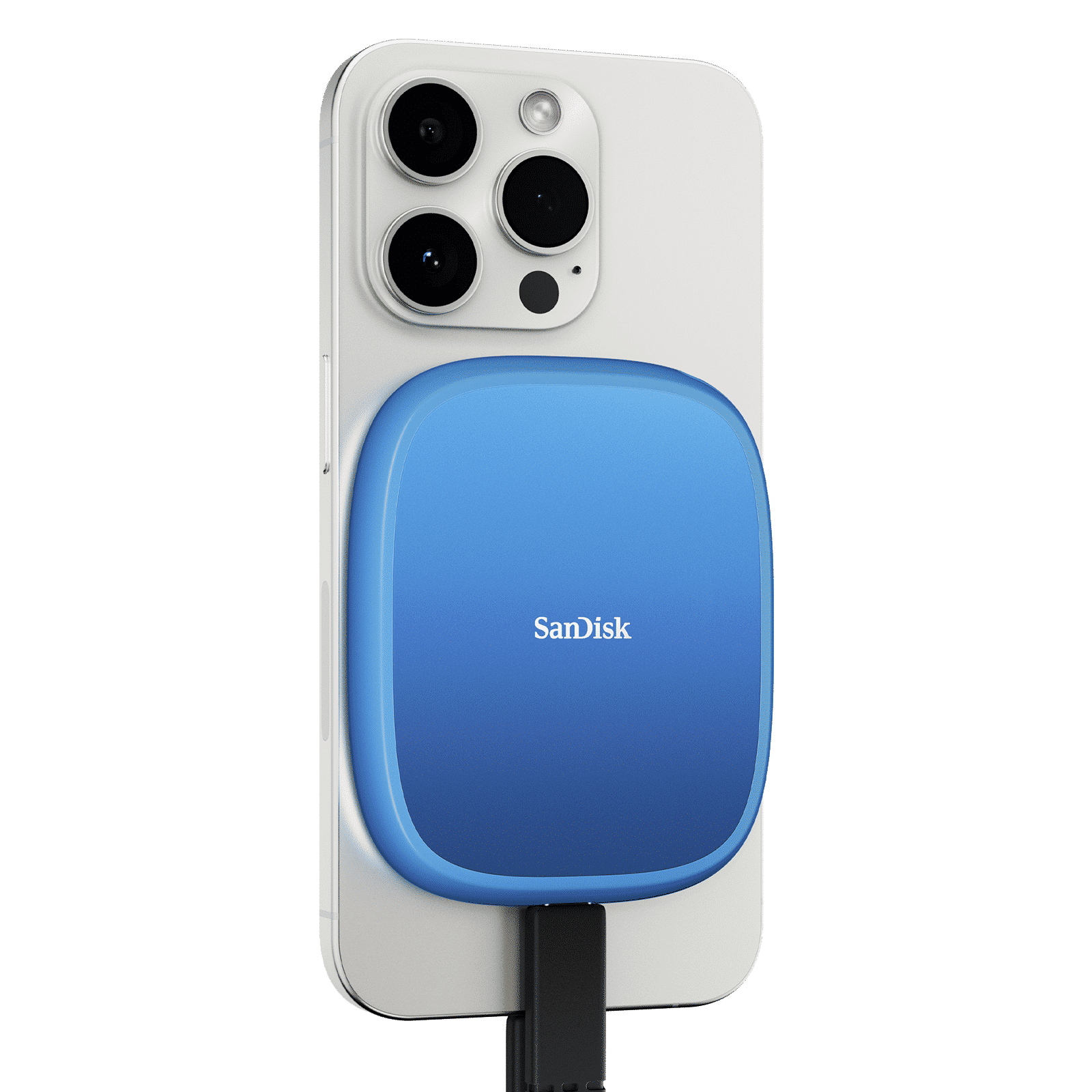 SanDisk E62 Creator 1TB USB Type-C (3.2) Portable Solid State Drive (MagSafe Compatible, Blue) _2