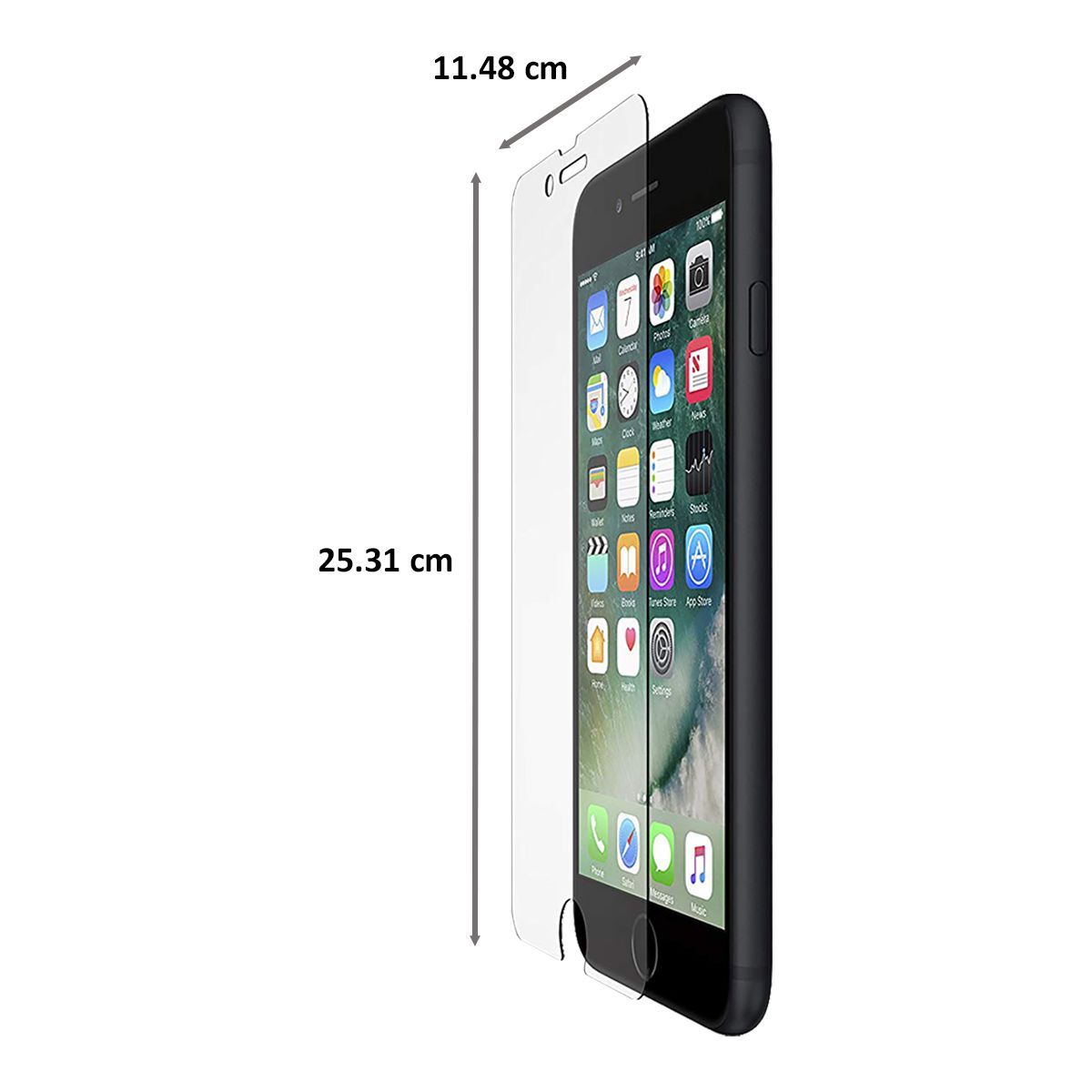 Belkin Tempered Glass Screen Protector for Apple iPhone 6 Plus/7 Plus/8 Plus (F8W753ec, Transparent)_2