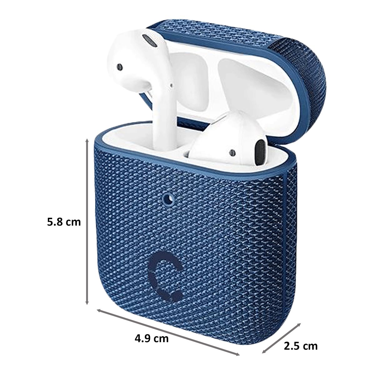 CYGNETT TekView Full Protective Cover for Apple AirPods 1/2 (CY2955TEKVI, Blue)_2