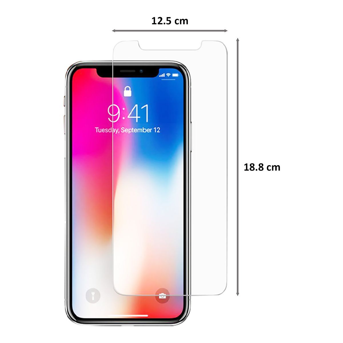 in base Tempered Glass Screen Protector for Apple iPhone XR and 11 (Fingerprint Resistant)_2