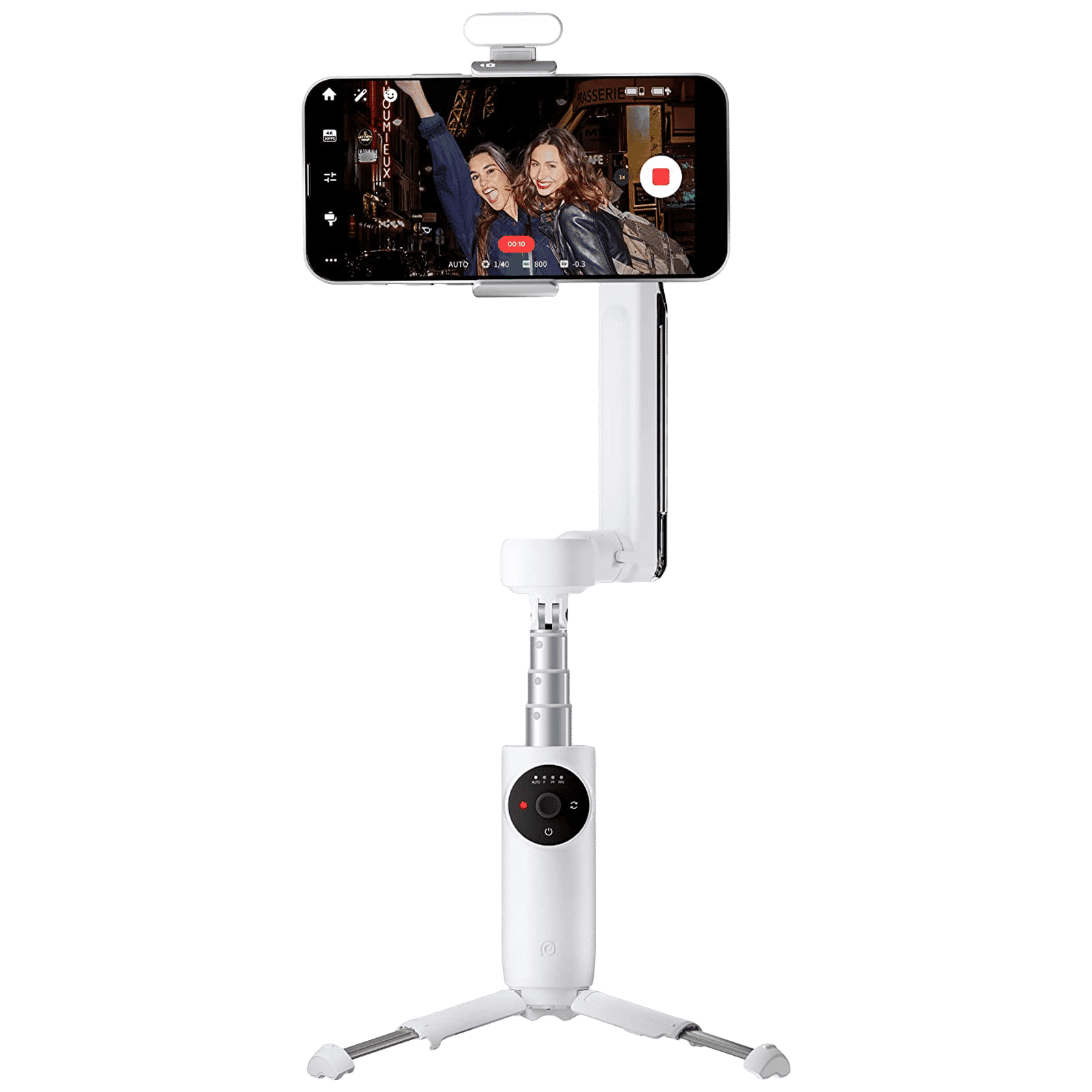 Insta360 Flow Creator Kit 3-Axis Gimbal for Mobile (Deep Track 3.0, White)_1