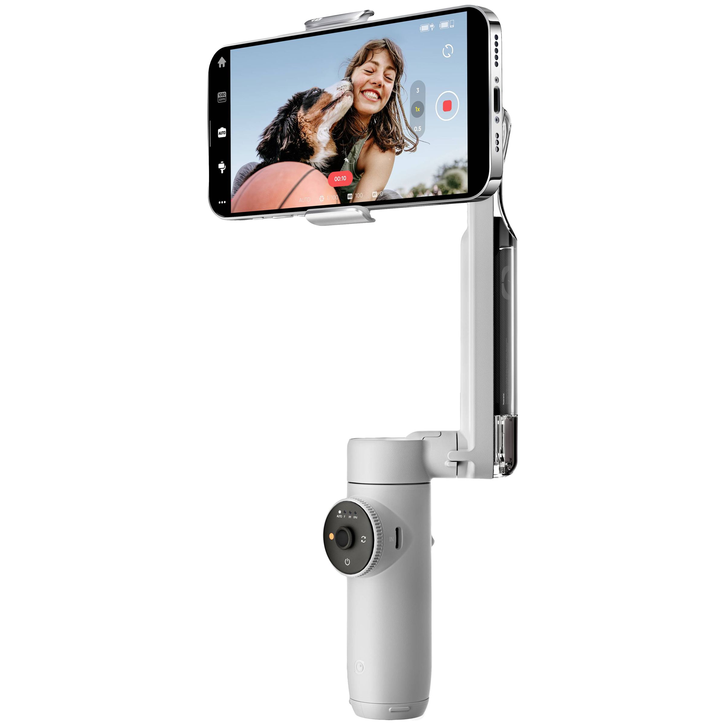 Insta360 Flow Creator Kit 3-Axis Gimbal for Mobile (Deep Track 3.0, Grey)_2