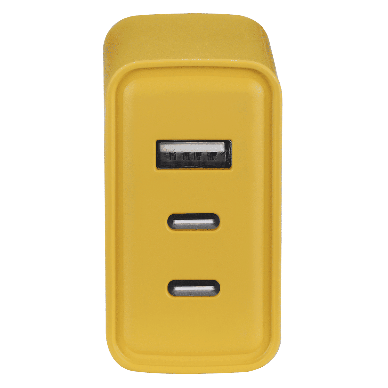 Croma 65W Type A & Type C 3-Port GaN Charger (Type C to Type C, Multi Layer Protection, Yellow)_2