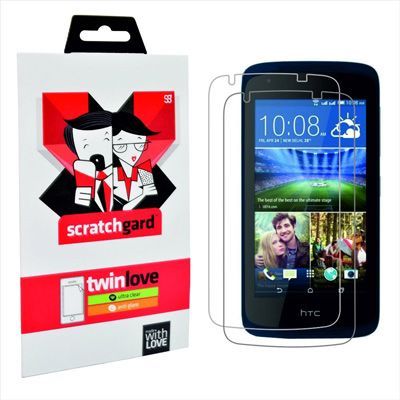 scratchgard TW326G Screen Protector for HTC Desire 326 (Distortion Free)_1