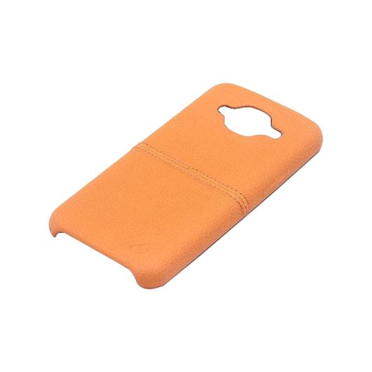 stuffcool Aristo Leather Back Cover for Samsung Galaxy J2 (Camera Protection, Light Brown)_2