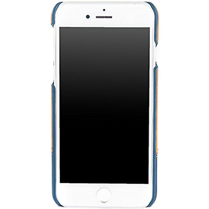 stuffcool Vogue Hard Faux Leather Back Cover for Apple iPhone 7 (Lightweight Design, Brown and Blue)_2