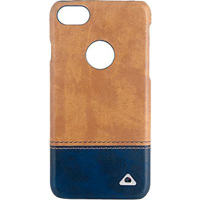 stuffcool Vogue Hard Faux Leather Back Cover for Apple iPhone 7 (Lightweight Design, Brown and Blue)_3