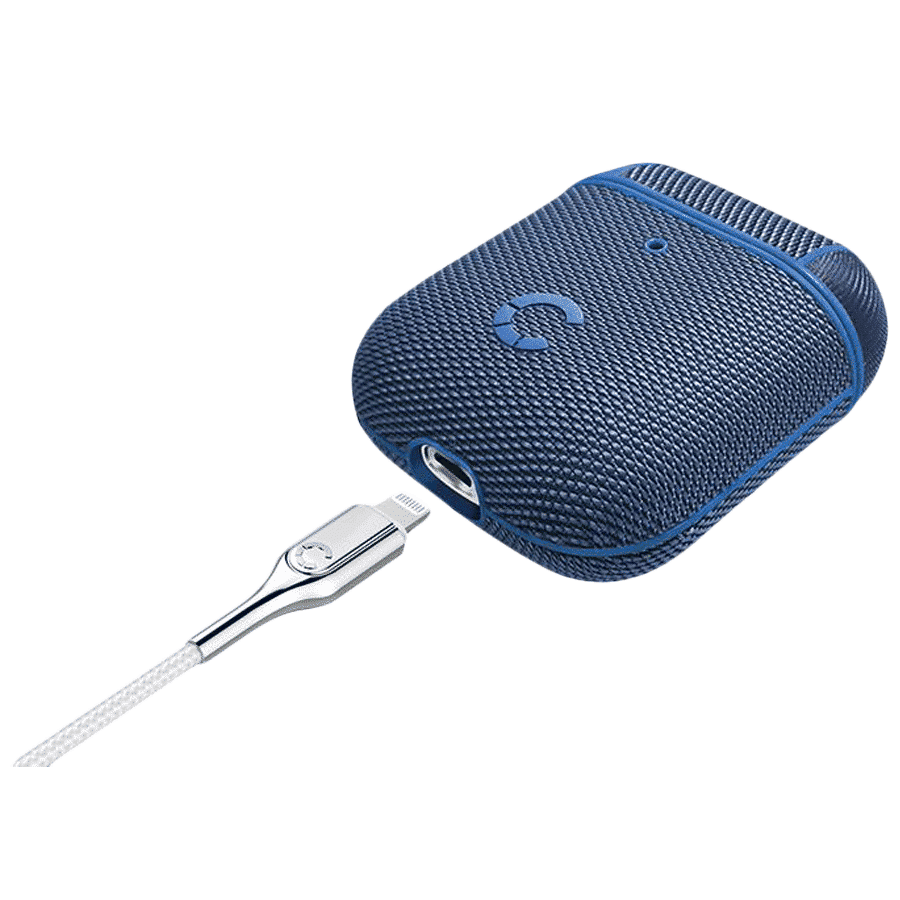 CYGNETT TekView Full Protective Cover for Apple AirPods 1/2 (CY2955TEKVI, Blue)_4