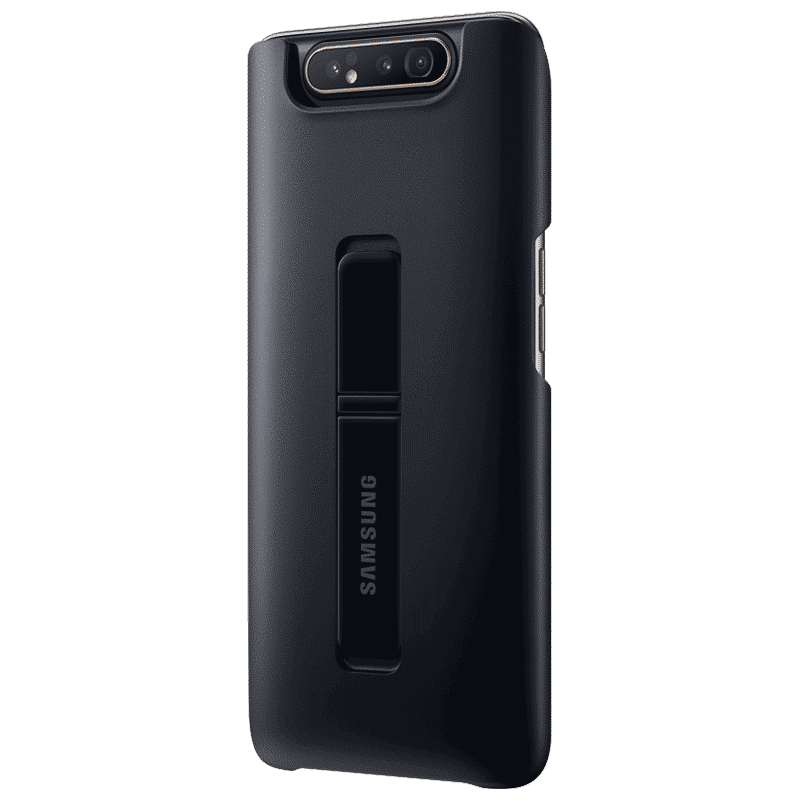 SAMSUNG Plastic Back Cover for Galaxy A80 (Camera Protection, Black)_3