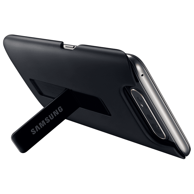 SAMSUNG Plastic Back Cover for Galaxy A80 (Camera Protection, Black)_2