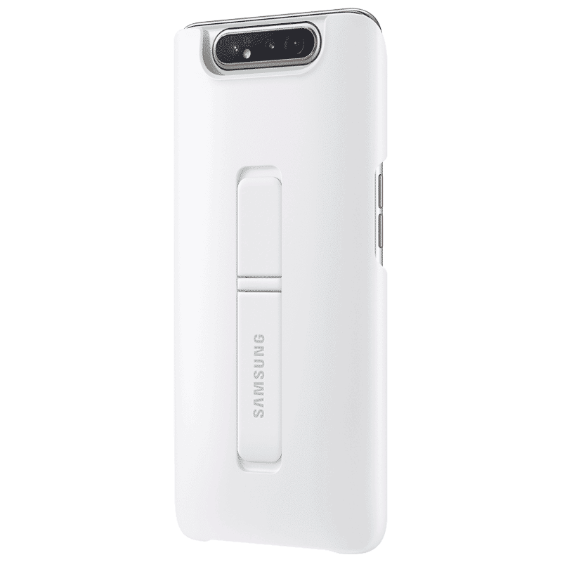 SAMSUNG Plastic Back Cover for Galaxy A80 (Camera Protection, White)_3