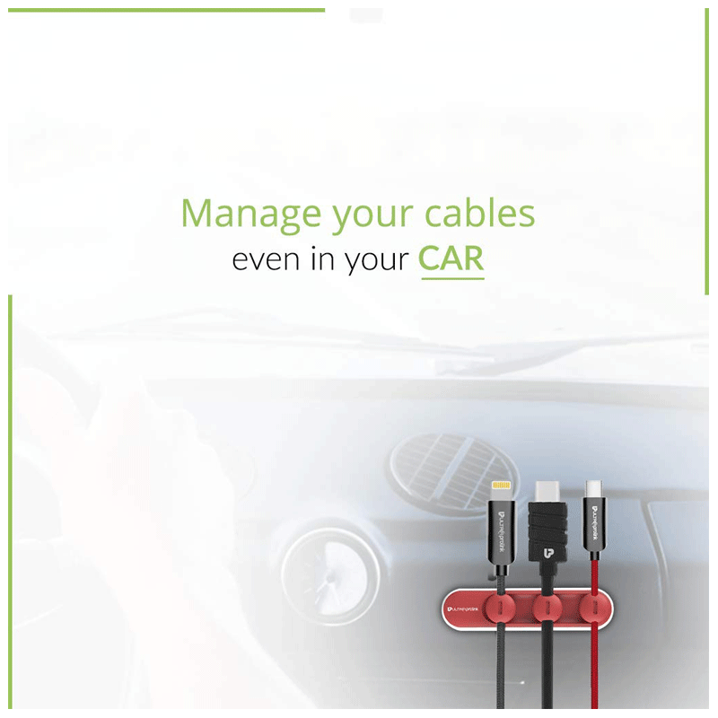 ultraprolink Tidy Magnetic Cable Organizer (UM1001, Red)_8
