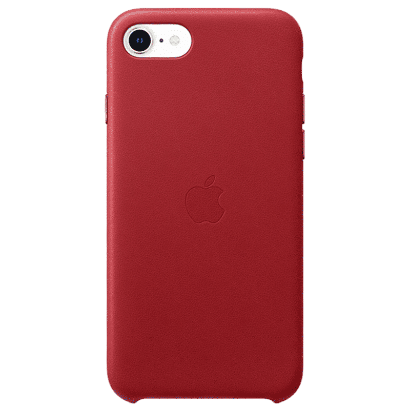Apple iPhone SE Leather Back Case Cover (MXYL2ZM/A, Product Red) Apple iPhone SE Leather Back Case Cover (MXYL2ZM/A, Product Red)_1