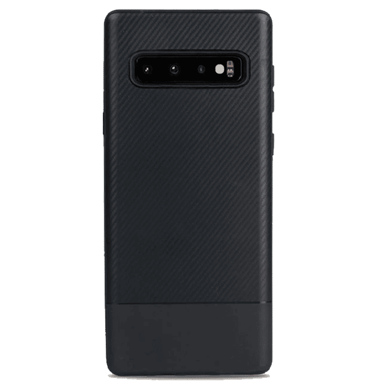 Robobull TPU Back Cover for Samsung Galaxy S10 (Camera Protection, Black)_1