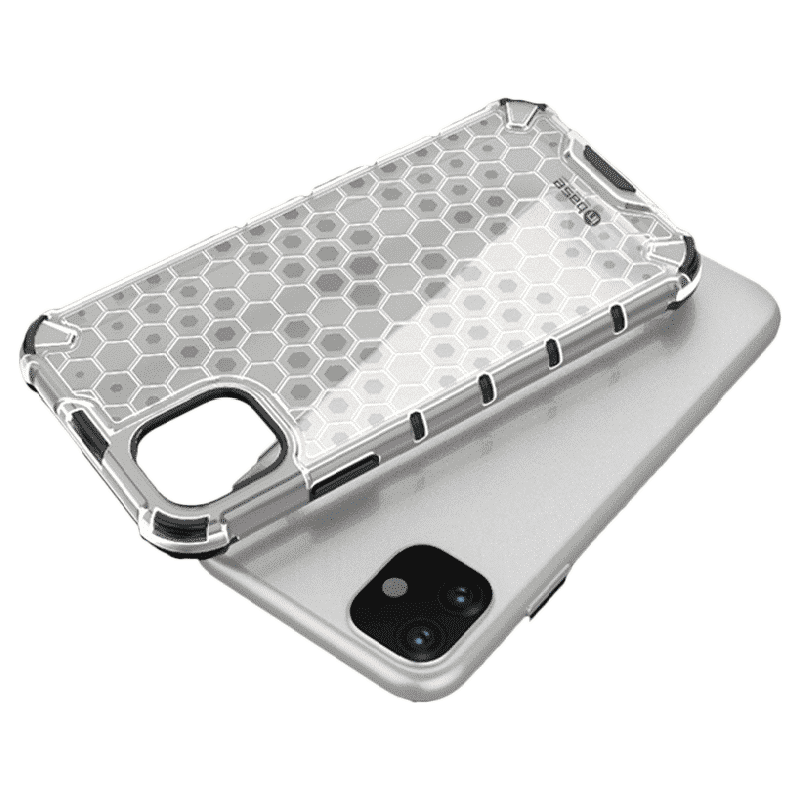 in base XD TPU Back Cover for Apple iPhone 11 (Camera Protection, Grey)_2
