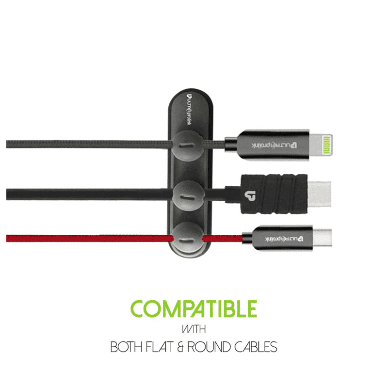 ultraprolink Tidy Magnetic Cable Organizer (UM1001, Black)_6