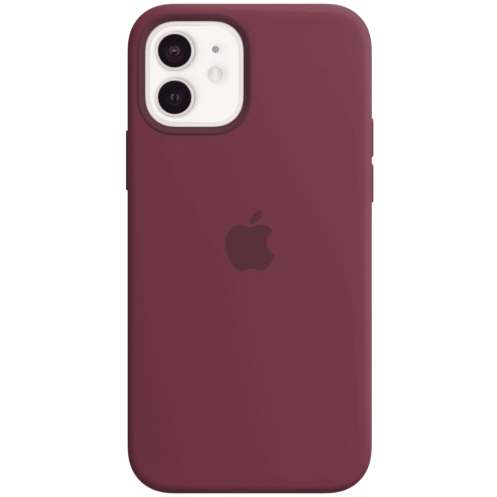 Apple Silicone Back Case For iPhone 12 Mini (Magsafe Charging Accessibility, MHKQ3ZM/A, Plum) Apple Silicone Back Case For iPhone 12 Mini (Magsafe Charging Accessibility, MHKQ3ZM/A, Plum)_1