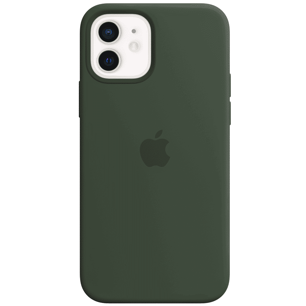 Apple Silicone Back Case For iPhone 12 Mini (Magsafe Charging Accessibility, MHKR3ZM/A, Cyprus Green)_1