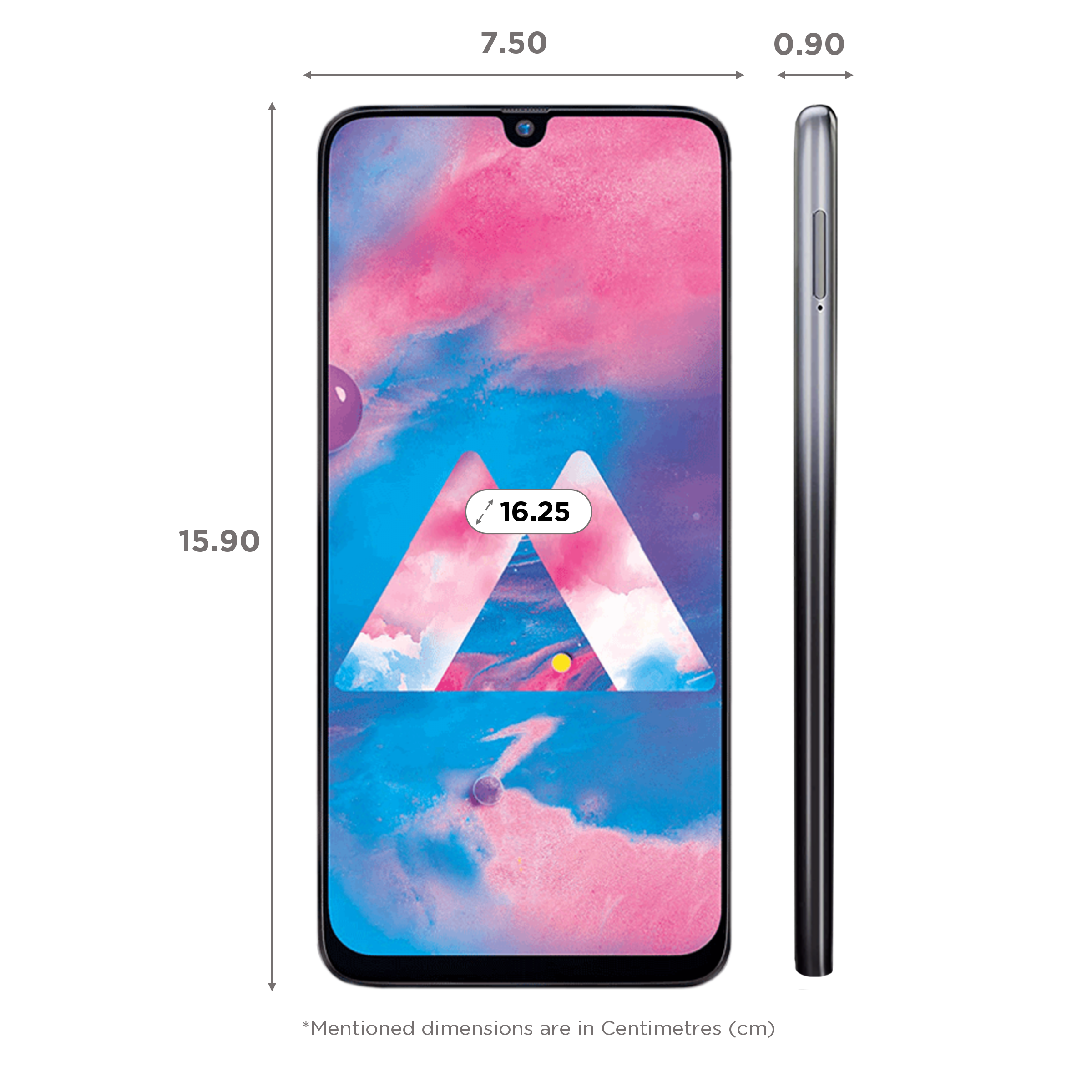 SAMSUNG Galaxy M30 (6GB RAM, 128GB, Black)_2