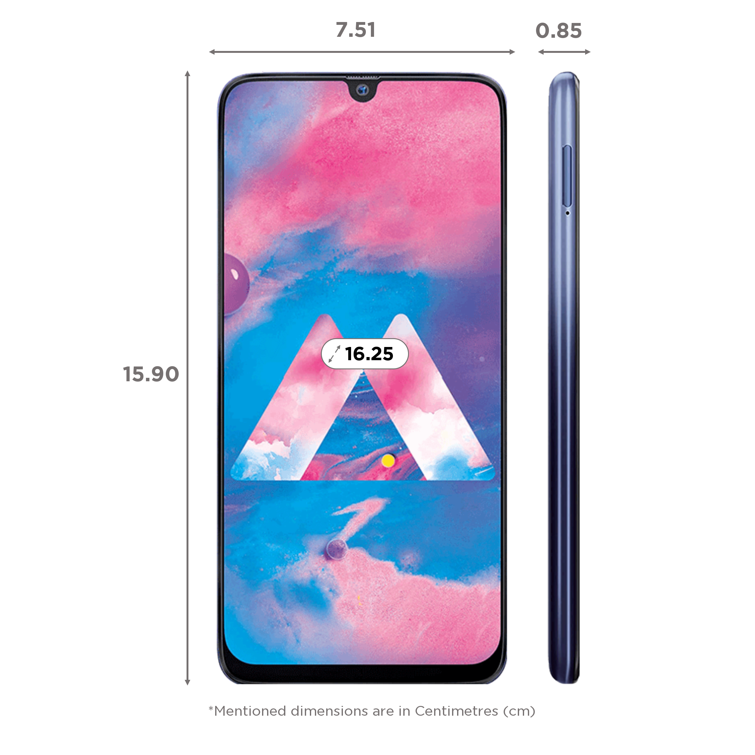 SAMSUNG Galaxy M30 (6GB RAM, 128GB, Blue)_2