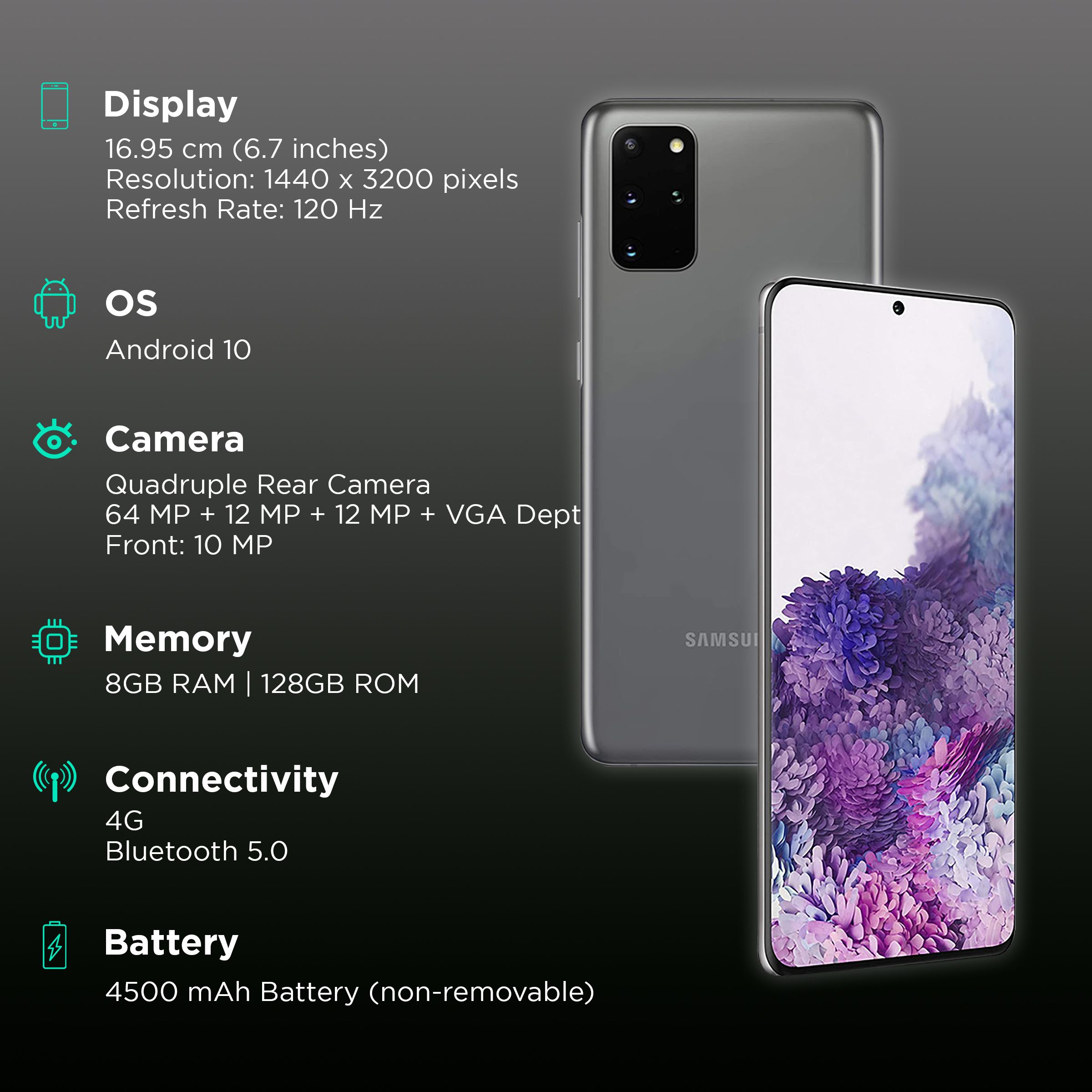 SAMSUNG Galaxy S20+ (8GB RAM, 128GB, Cosmic Grey) SAMSUNG Galaxy S20+ (8GB RAM, 128GB, Cosmic Grey)_3