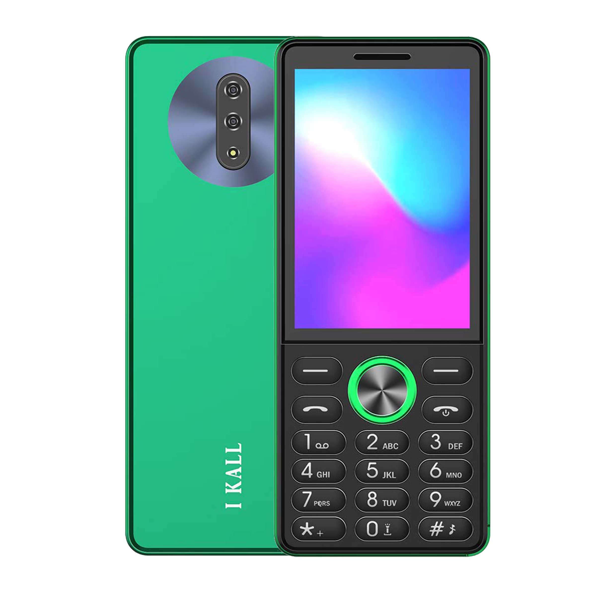 I KALL K6300 (64MB, Dual SIM, Rear Camera, Green)_1