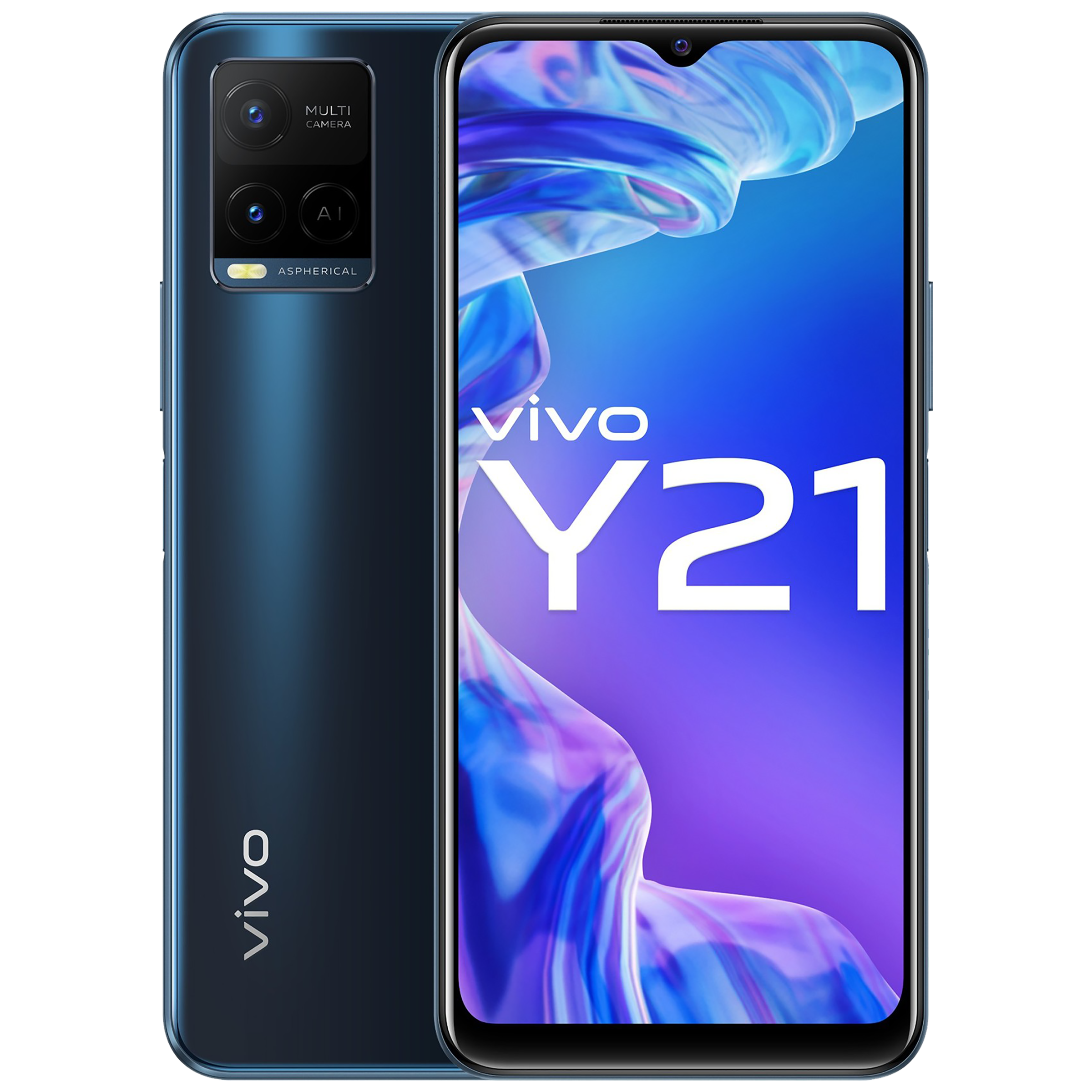 vivo Y21 (4GB RAM, 64GB, Midnight Blue)_1