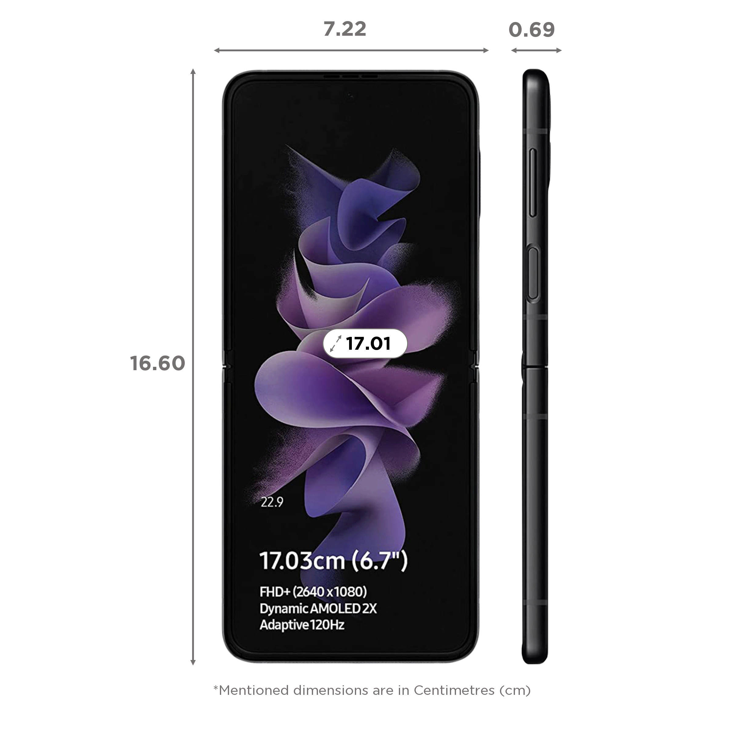 SAMSUNG Galaxy Z Flip 3 5G (8GB RAM, 128GB, Phantom Black)_2