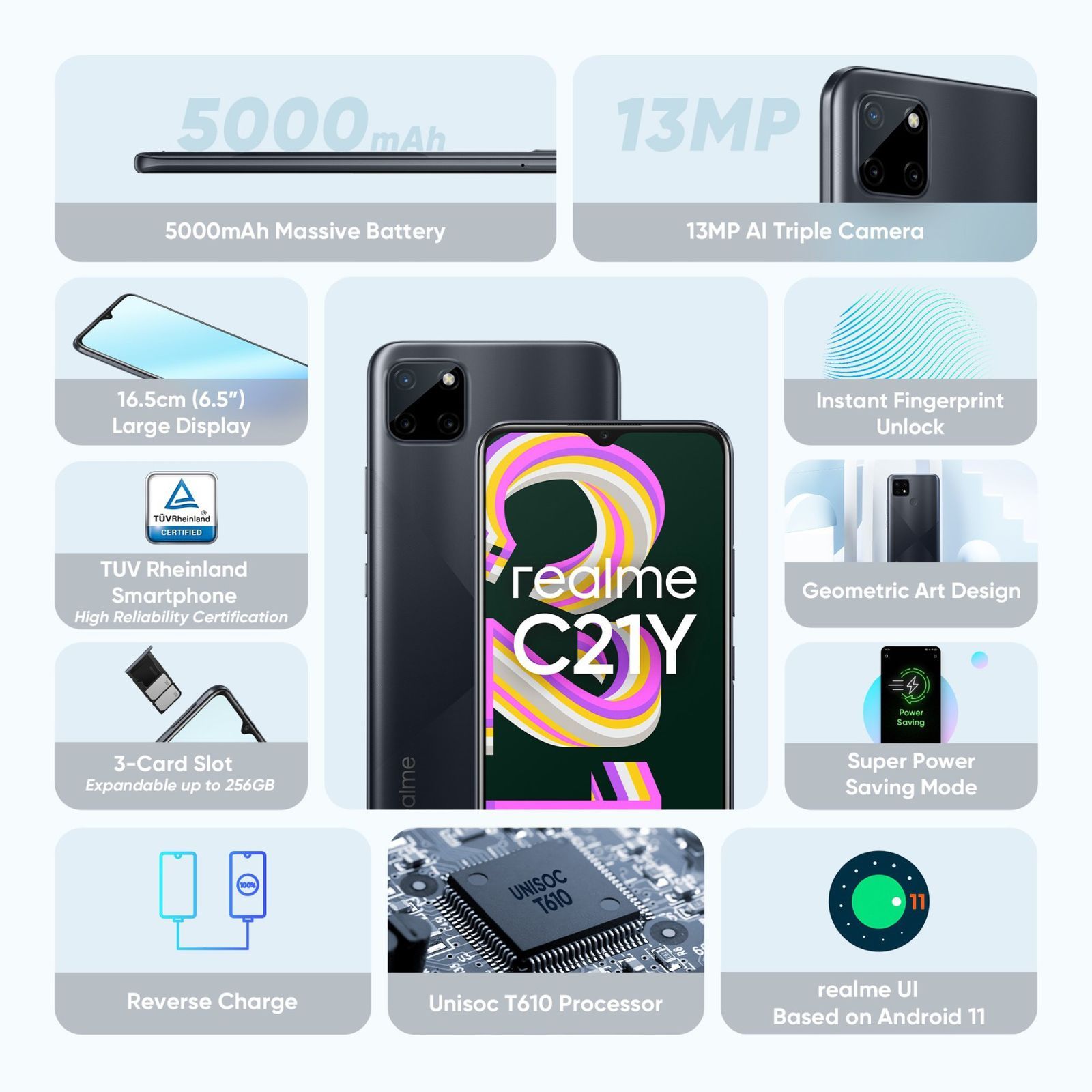 realme C21Y (3GB RAM, 32GB, Cross Black)_10