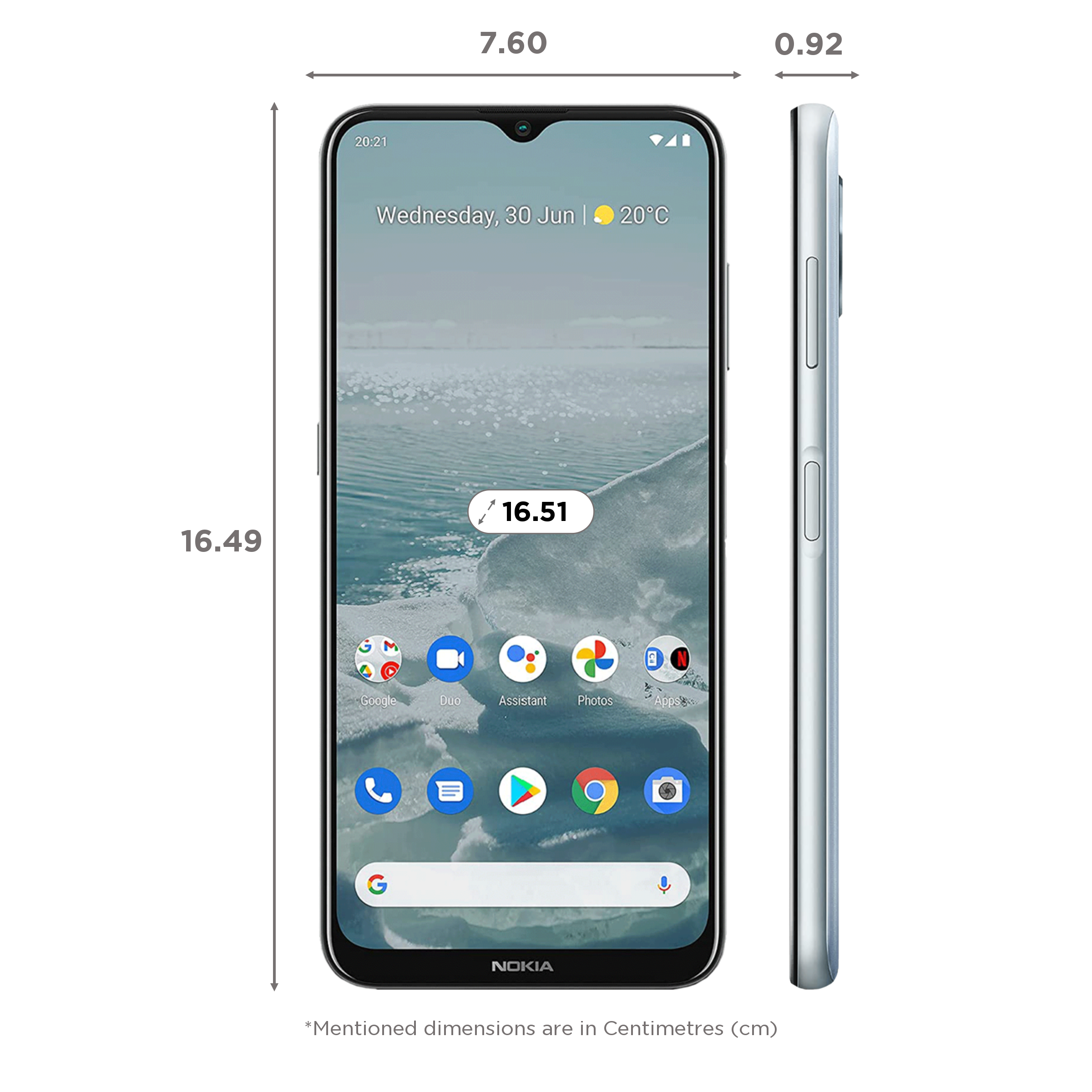 NOKIA G20 (4GB RAM, 64GB, Glacier)_2