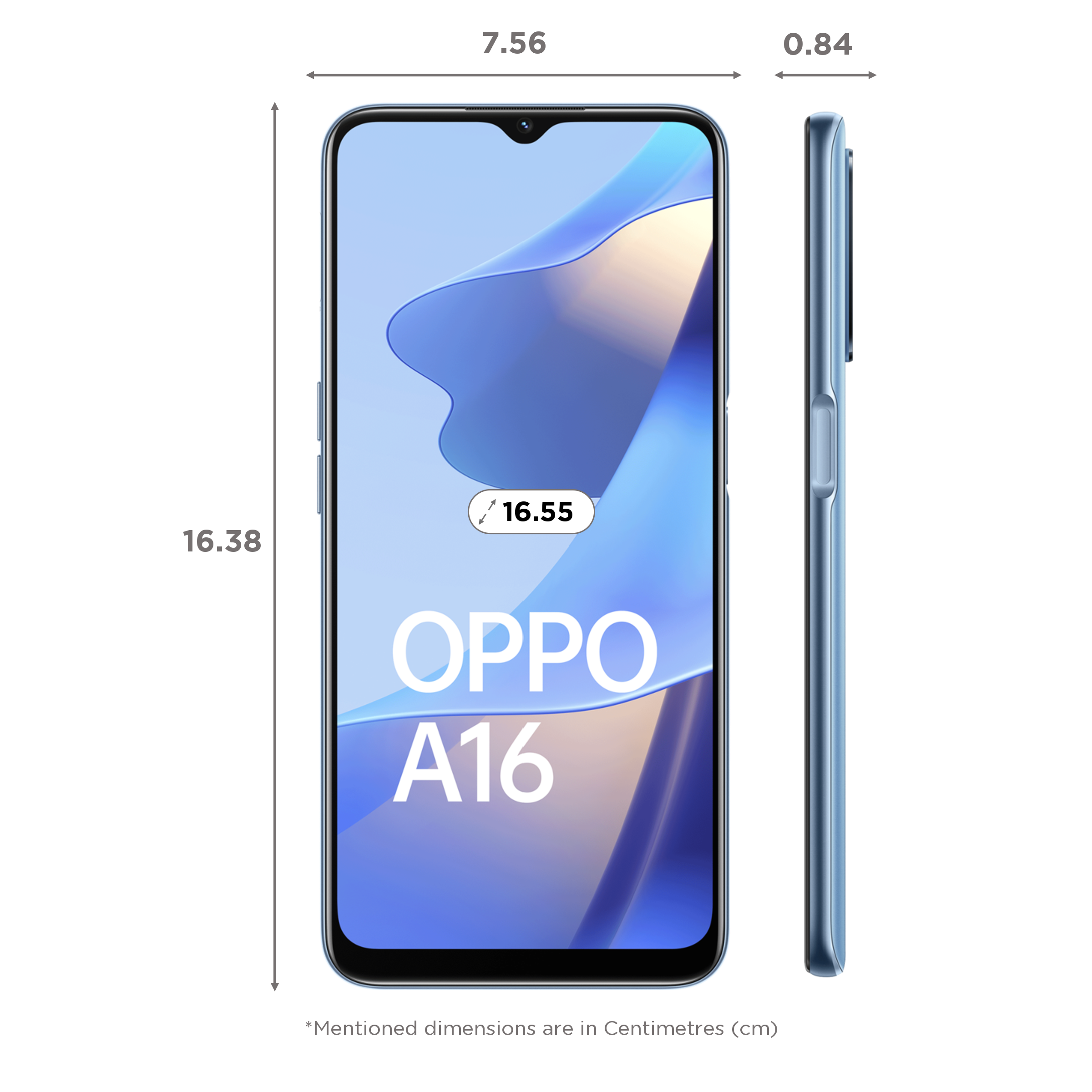 oppo A16 (4GB RAM, 64GB, Pearl Blue)_2