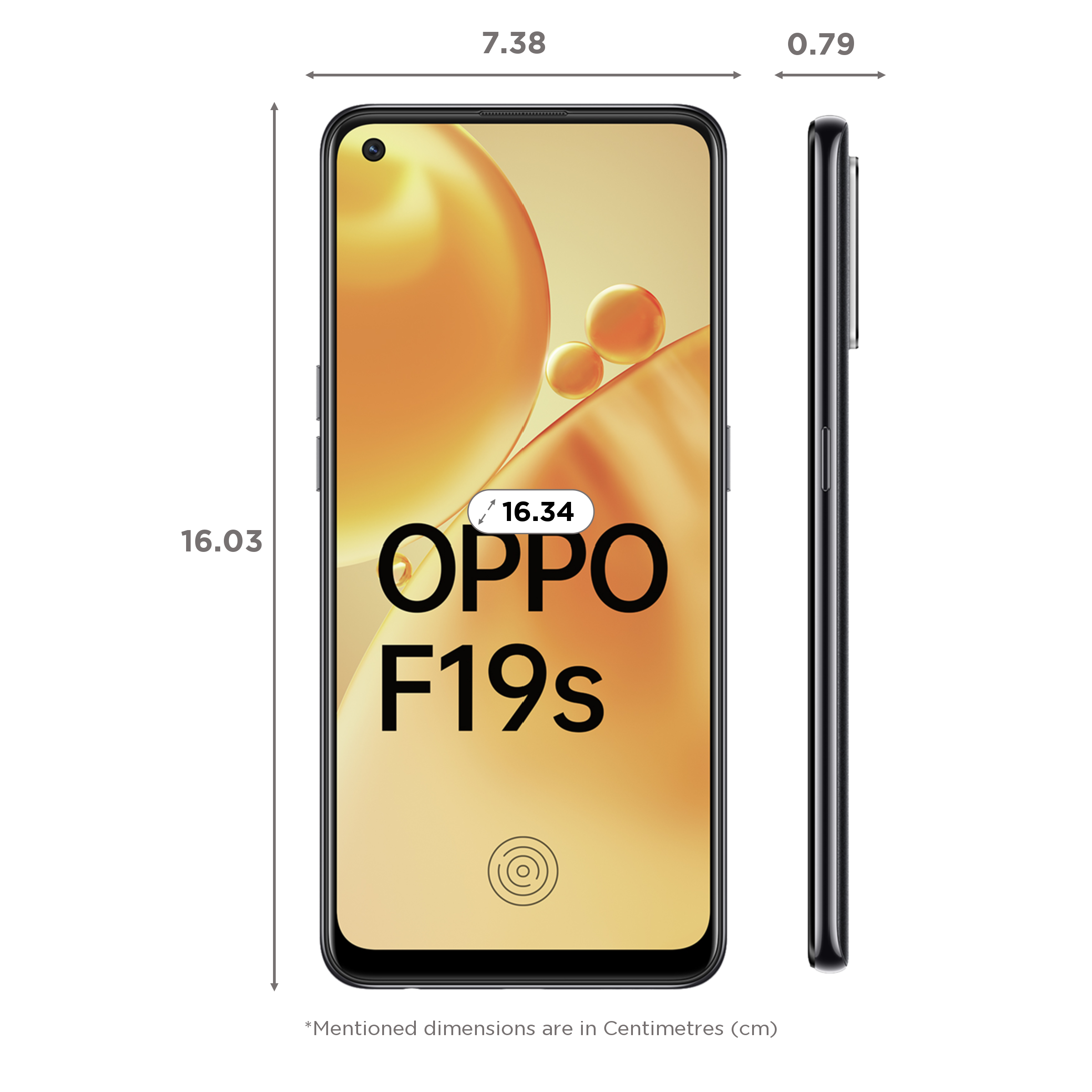 oppo F19s (6GB RAM, 128GB, Glowing Black)_2