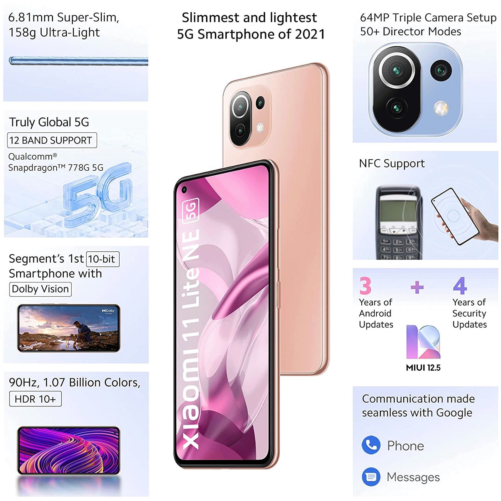 Xiaomi 11 Lite NE 5G (6GB RAM, 128GB, Tuscany Coral)_8