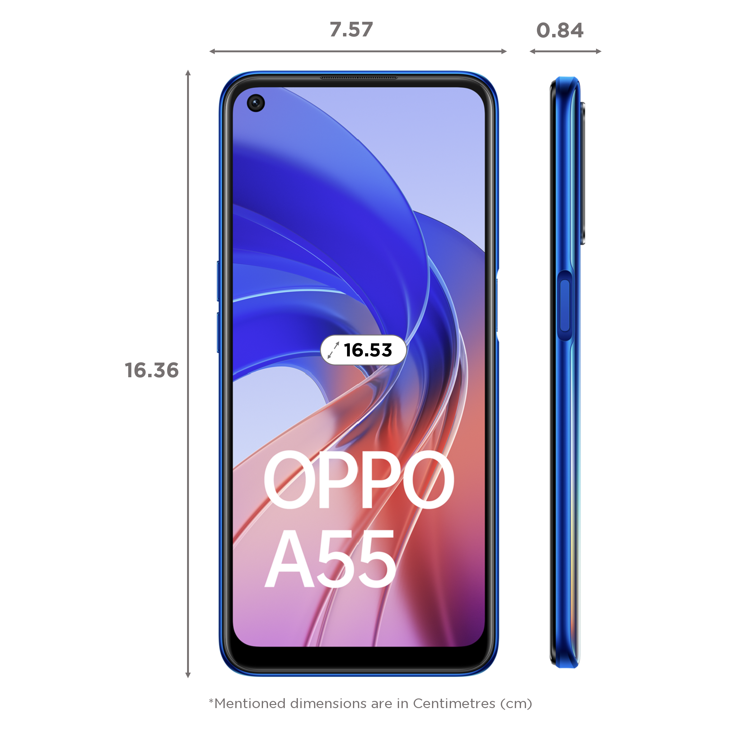 oppo A55 (4GB RAM, 64GB, Rainbow Blue)_2