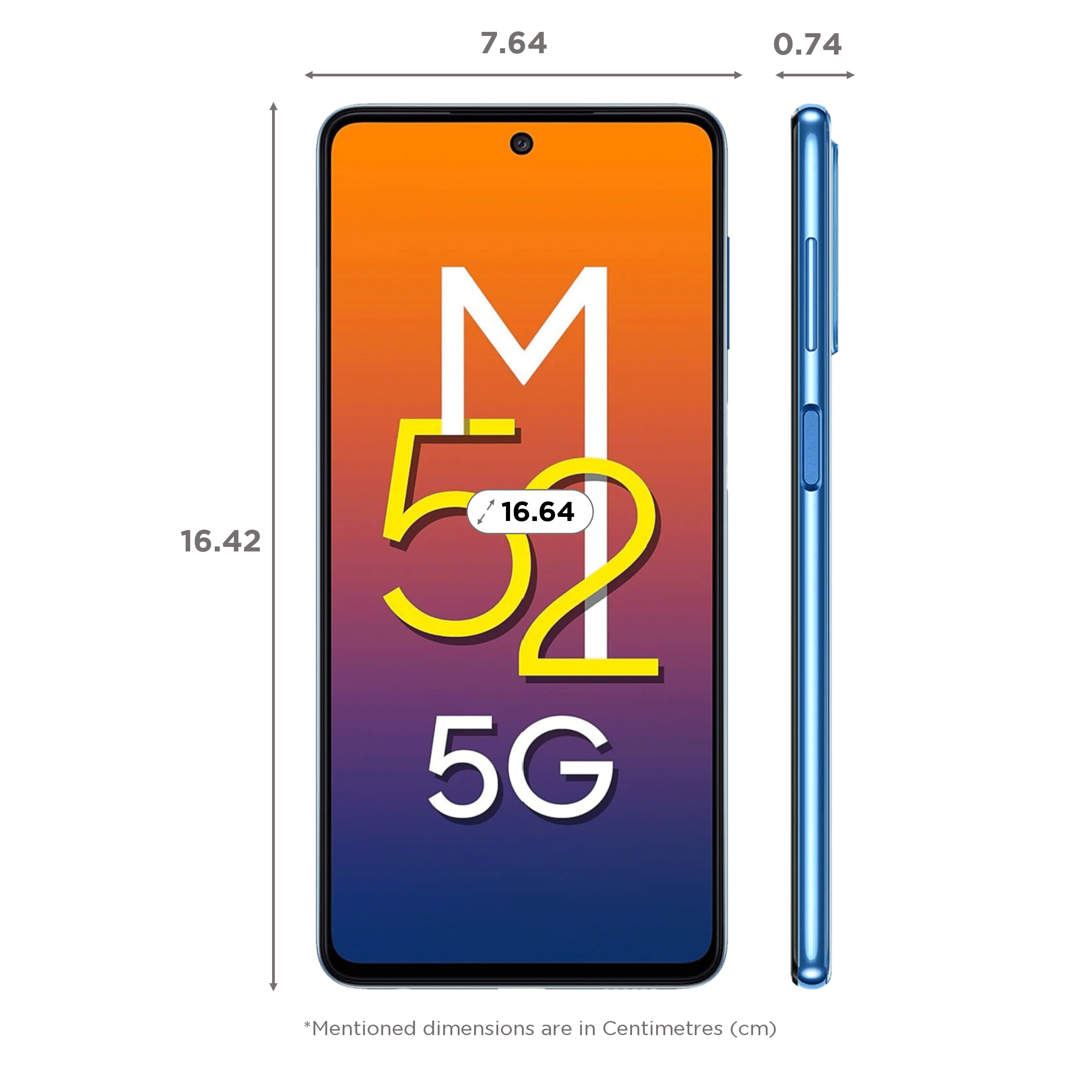 SAMSUNG Galaxy M52 5G (6GB RAM, 128GB, Blue)_2