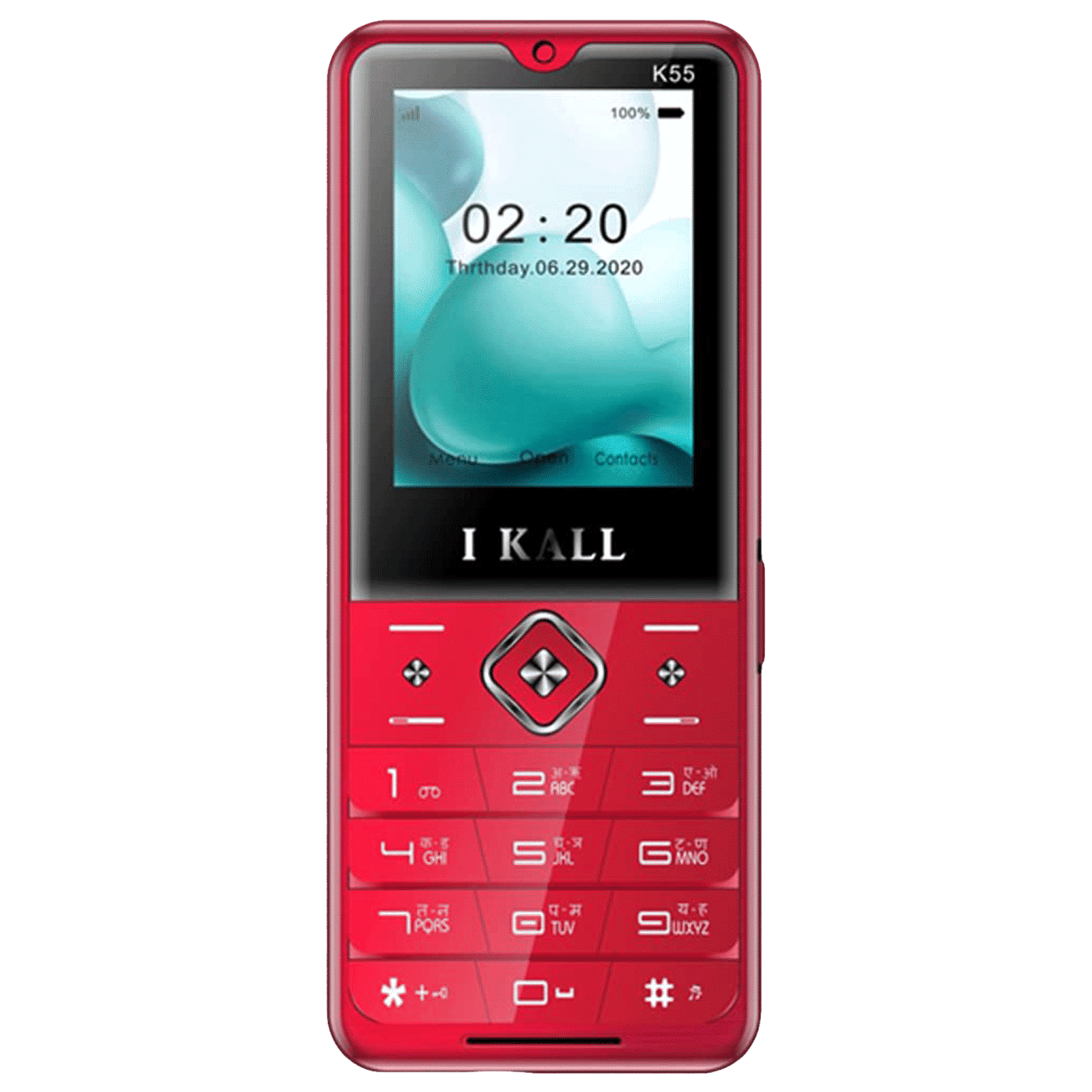 I KALL K55 (32MB, Dual SIM, Rear Camera, Red)_6