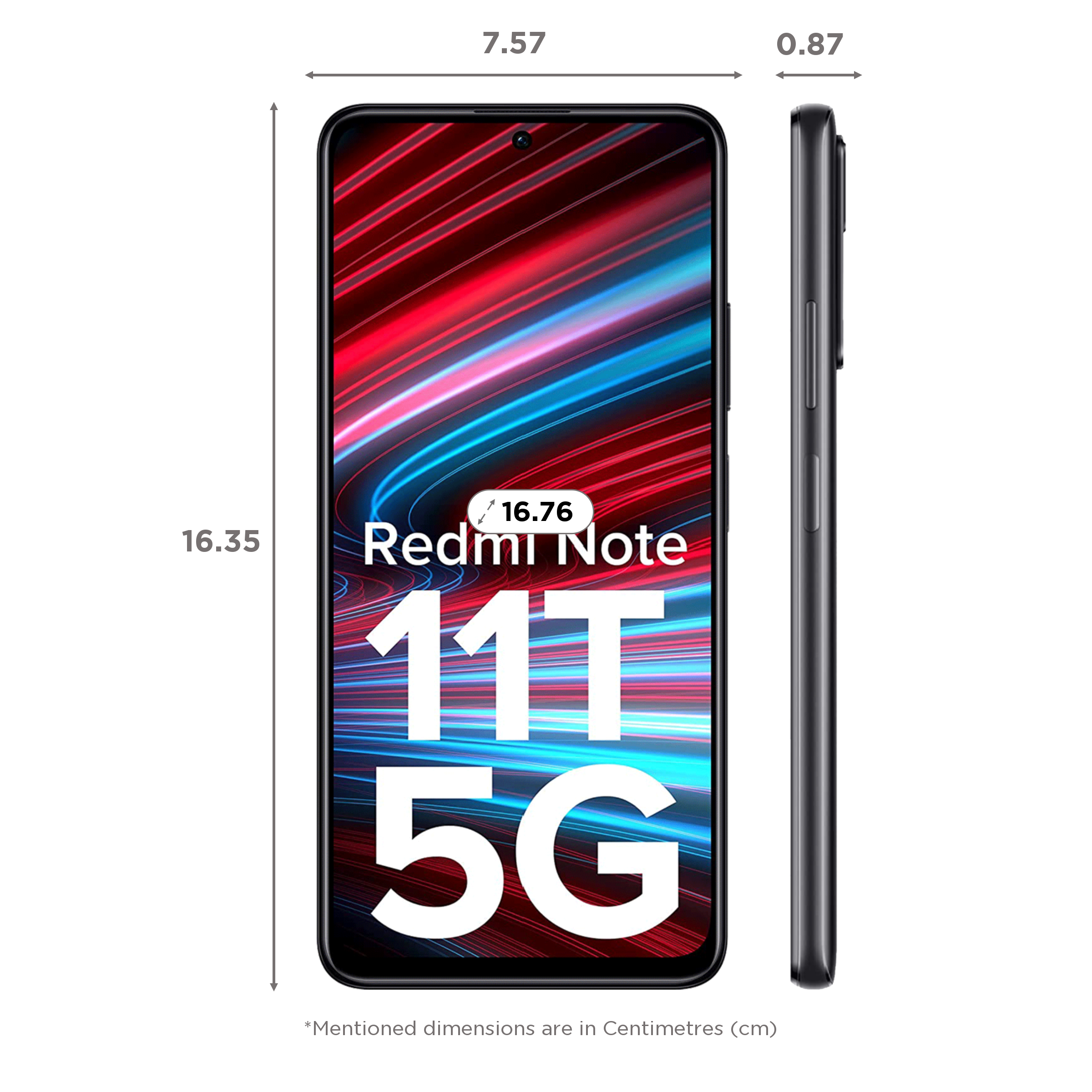 Redmi Note 11T 5G (8GB RAM, 128GB, Matte Black) Redmi Note 11T 5G (8GB RAM, 128GB, Matte Black)_2